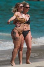 OLIVIA BUCKLAND in Bikini on the Beach in Barbados 03/16/2018