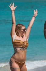 OLIVIA BUCKLAND in Bikini on the Beach in Barbados 03/16/2018