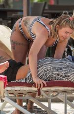 OLIVIA BUCKLAND in Bikini on Vacation in Barbados 03/17/2017