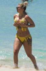 OLIVIA BUCKLAND in Bikini on Vacation in Barbados 03/20/2018