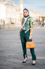 OLIVIA CULPO Out at Paris Fashion Week 03/03/2018