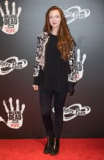 OLIVIA GRANT at The Walking Dead: The Ride Media Night at Thorpe Park in London 03/29/2018