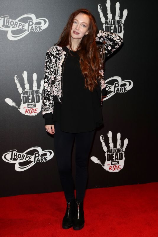 OLIVIA GRANT at The Walking Dead: The Ride Media Night at Thorpe Park in London 03/29/2018