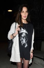 OLIVIA MUNN Leaves Mare Aalon in Los Angeles 03/07/2018