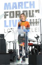 OLIVIA WILDE at March for Our Lives in Los Angeles 03/24/2018