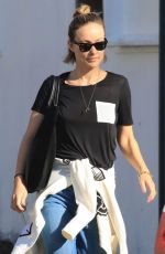 OLIVIA WILDE Leaves Hugo