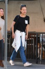 OLIVIA WILDE Leaves Hugo
