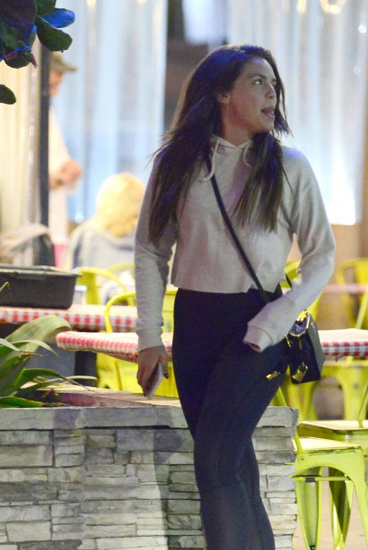 OLYMPIA VALANCE Out for Dinner in Hollywood 03/15/2018