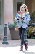 PARIS JACKSON Buys a Bouquet of Red Roses in Malibu 03/18/2018