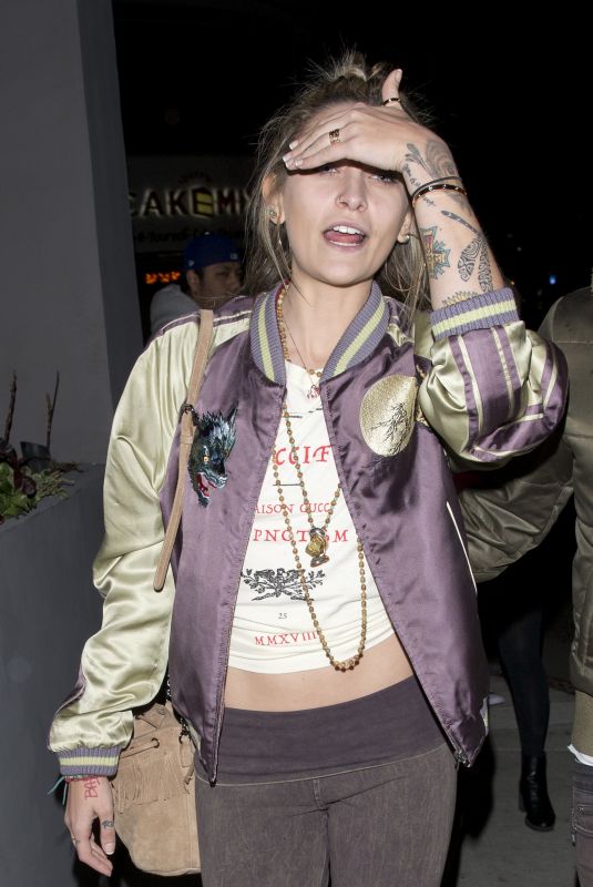 PARIS JACKSON Leaves Crossroads Restaurant in Los Angeles 03/20/2018