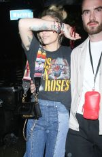 PARIS JACKSON Leaves Dior Addict Lacquer Pump Launch Party in West Hollywood 03/14/2018