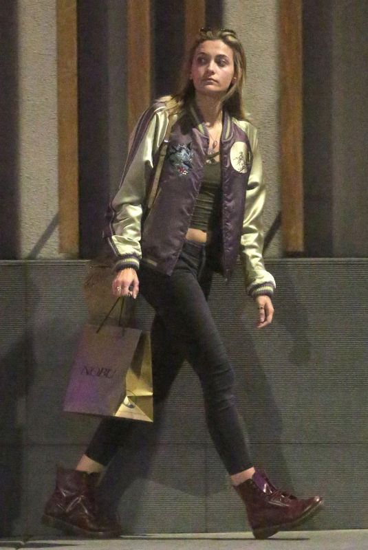 PARIS JACKSON Leaves Nobu in Malibu 03/20/2018