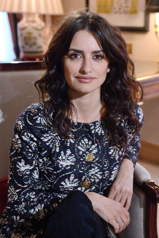 PENELOPE CRUZ at an Interview for BFM TV in Paris 03/02/2018
