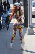 PHOEBE PRICE at a Gas Station in Beverly Hills 03/23/2018