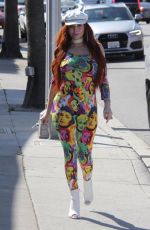 PHOEBE PRICE at a Gas Station in Beverly Hills 03/23/2018