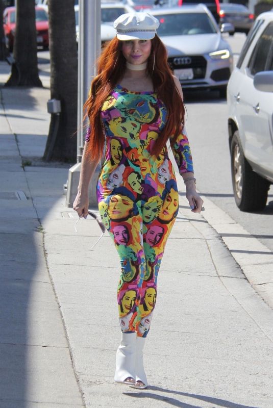 PHOEBE PRICE at a Gas Station in Beverly Hills 03/23/2018