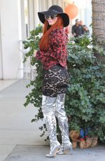 PHOEBE PRICE Out and About in Beverly Hills 03/19/2018