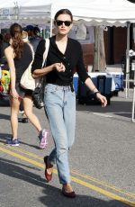 PHOEBE TONKIN at Farmers Market in Studio City 03/18/2018