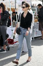 PHOEBE TONKIN at Farmers Market in Studio City 03/18/2018