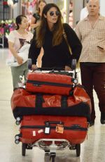 PIA MILLER Arrives at Airport in Sydney 03/01/2018