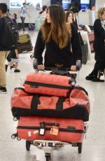 PIA MILLER Arrives at Airport in Sydney 03/01/2018