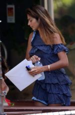 PIA MILLER Shopping at Eq Markets in Moore Park in Sydney 03/24/2018