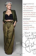 PINK in Cosmopolitan Magazine, January 2018