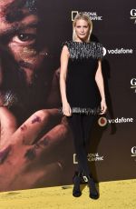 POPPY DELEVINGNE at Genius Picasso Premiere in Malaga 03/22/2018
