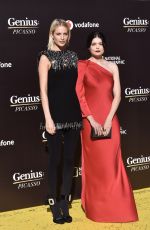 POPPY DELEVINGNE at Genius Picasso Premiere in Malaga 03/22/2018