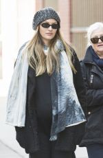 Pregnant CANDICE SWANEPOEL Out and About in New York 03/22/2018