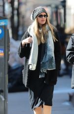 Pregnant CANDICE SWANEPOEL Out and About in New York 03/22/2018