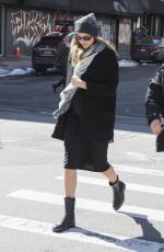 Pregnant CANDICE SWANEPOEL Out and About in New York 03/22/2018