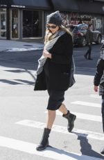 Pregnant CANDICE SWANEPOEL Out and About in New York 03/22/2018
