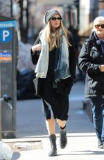 Pregnant CANDICE SWANEPOEL Out and About in New York 03/22/2018