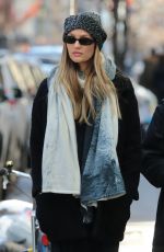 Pregnant CANDICE SWANEPOEL Out and About in New York 03/22/2018