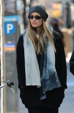 Pregnant CANDICE SWANEPOEL Out and About in New York 03/22/2018
