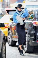 Pregnant CANDICE SWANEPOEL Out in New York 03/16/2018