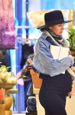 Pregnant CANDICE SWANEPOEL Out in New York 03/16/2018