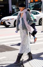 Pregnant CANDICE SWANEPOEL Out in New York 03/23/2018