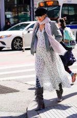 Pregnant CANDICE SWANEPOEL Out in New York 03/23/2018