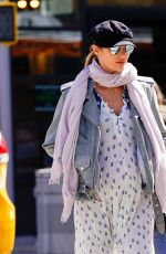 Pregnant CANDICE SWANEPOEL Out in New York 03/23/2018