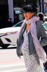 Pregnant CANDICE SWANEPOEL Out in New York 03/23/2018