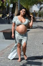 Pregnant CASEY BATCHELOR Out in Tenerife 03/16/2018