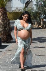 Pregnant CASEY BATCHELOR Out in Tenerife 03/16/2018