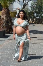 Pregnant CASEY BATCHELOR Out in Tenerife 03/16/2018