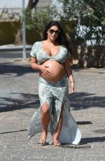 Pregnant CASEY BATCHELOR Out in Tenerife 03/16/2018