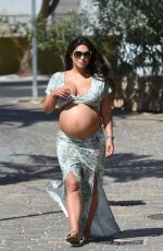 Pregnant CASEY BATCHELOR Out in Tenerife 03/16/2018