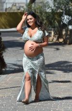 Pregnant CASEY BATCHELOR Out in Tenerife 03/16/2018