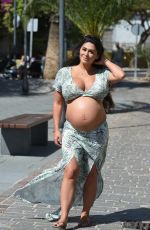 Pregnant CASEY BATCHELOR Out in Tenerife 03/16/2018