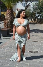 Pregnant CASEY BATCHELOR Out in Tenerife 03/16/2018